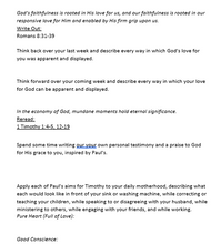 Load image into Gallery viewer, Faithful Motherhood Bible Study Guide