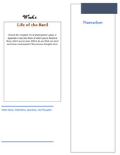 Load image into Gallery viewer, Shakespeare Volume 1 Student Journal (Print)