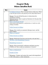 Load image into Gallery viewer, Composer Study: Bach PRINT