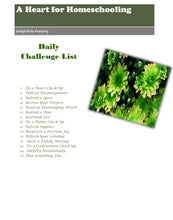 Load image into Gallery viewer, Heart for Homeschooling Challenge