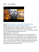 Load image into Gallery viewer, Jacob Lawrence Picture Study
