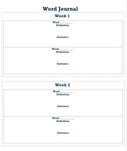 Load image into Gallery viewer, Expansive Etymology Student Word Journal
