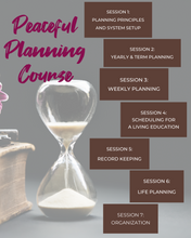 Load image into Gallery viewer, Peaceful Planning Course
