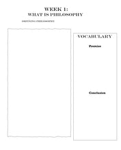 Load image into Gallery viewer, Delighting in Thought: Philosophy 1A STUDENT JOURNAL

