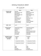 Load image into Gallery viewer, Crystin's Schedule: 2024

