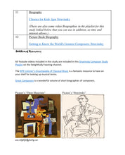 Load image into Gallery viewer, Composer Study: Stravinsky PRINT
