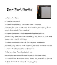 Load image into Gallery viewer, Exam Week Interviews and Checklist (Free Printable)
