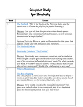 Load image into Gallery viewer, Composer Study: Stravinsky
