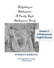 Load image into Gallery viewer, Shakespeare Volume 3 Student Journal (Print)
